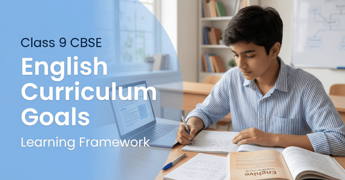 CBSE Class 9 English curricular goals communication reasoning and literature learning framework