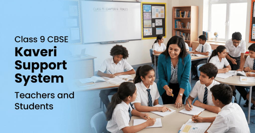 Class 9 CBSE Kaveri Support System Teachers and students