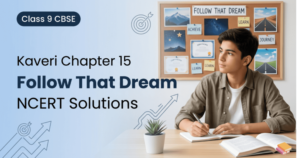 Kaveri Chapter 15 Follow That Dream Class 9 NCERT solutions letter answers
