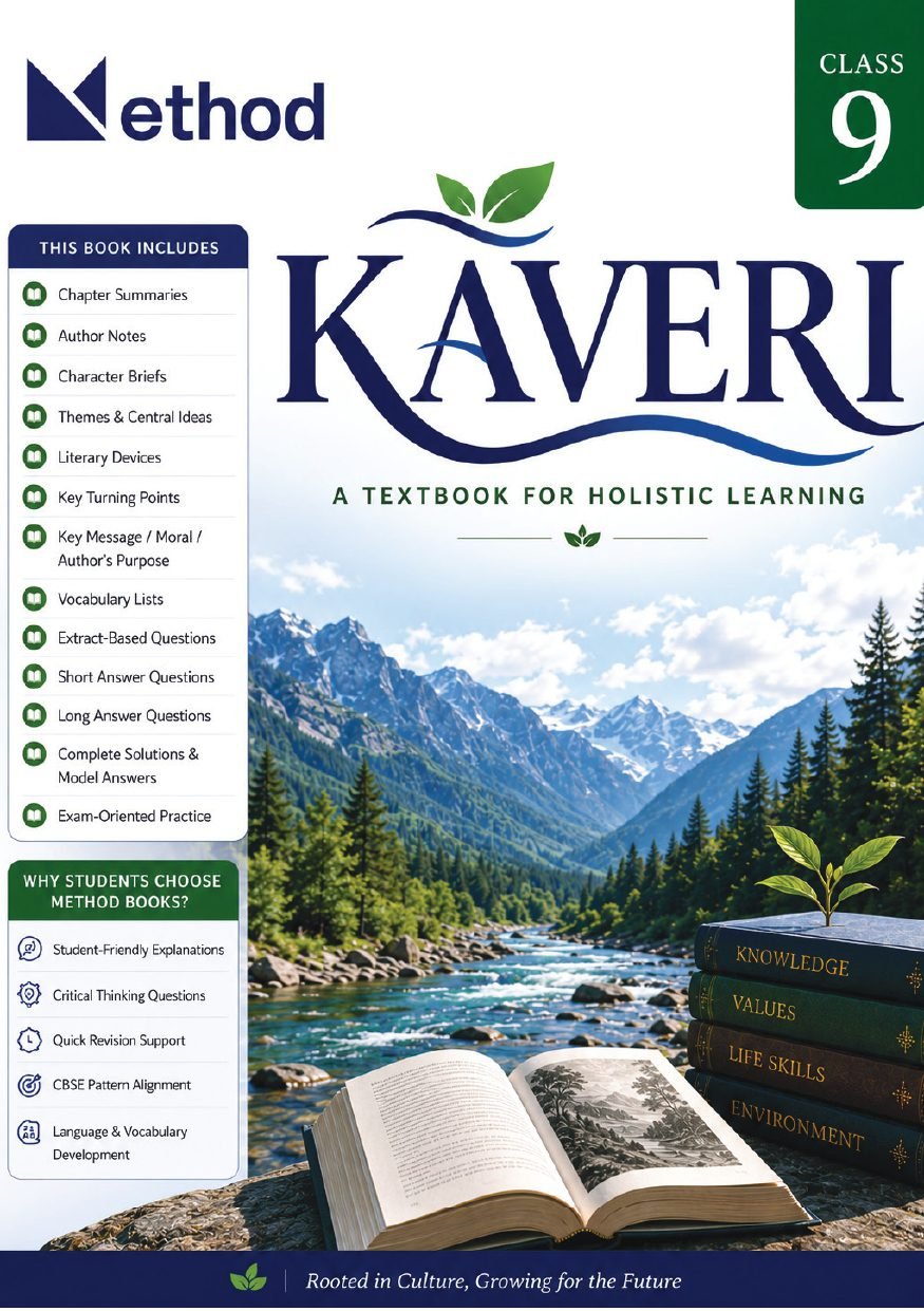 Method Books Class 9 CBSE Kaveri English Guide ebook cover
