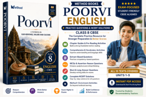 Method Books Poorvi Class 8 English Practice Questions and NCERT Solutions PDF for CBSE students